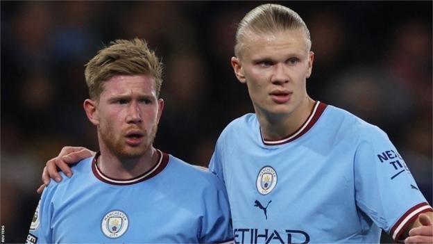 Haaland-Bruyne được Josep Guardiola khen ngợi