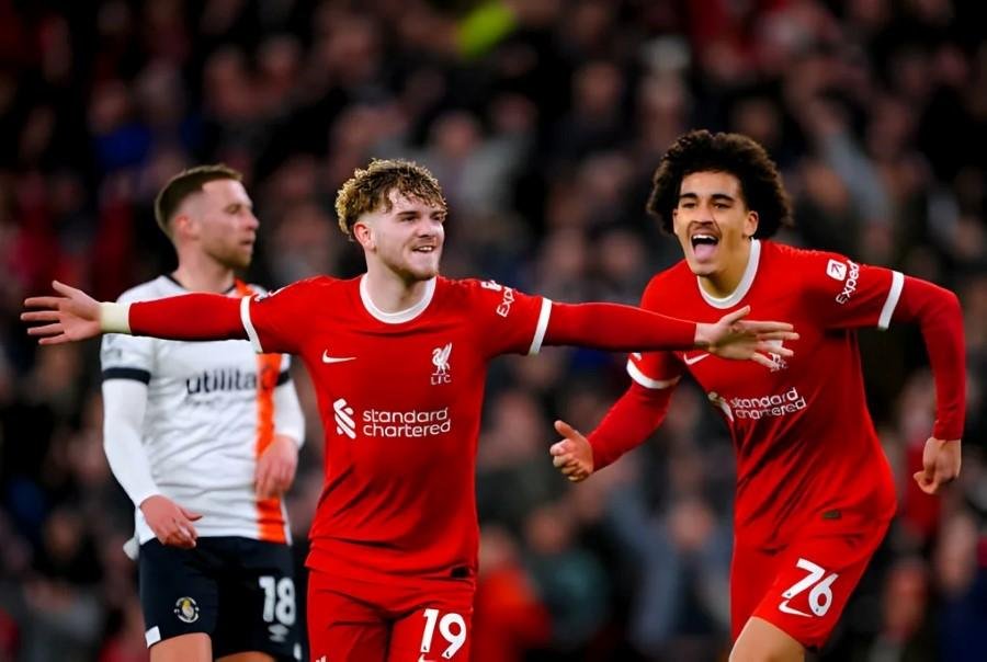 Kết quả thắng đậm Liverpool 4-1 Luton