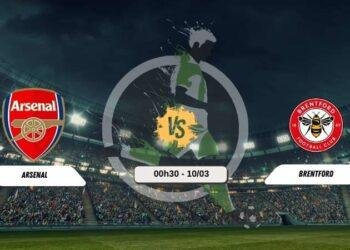 Trực tiếp bóng đá Arsenal vs Brentford 00h30 10/3