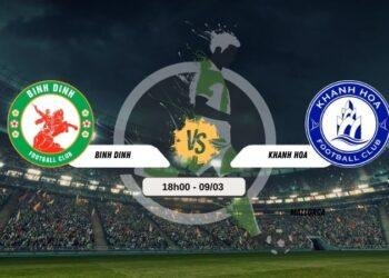 Trực tiếp bóng đá Bình Định vs Khánh Hòa 18h00 9/3